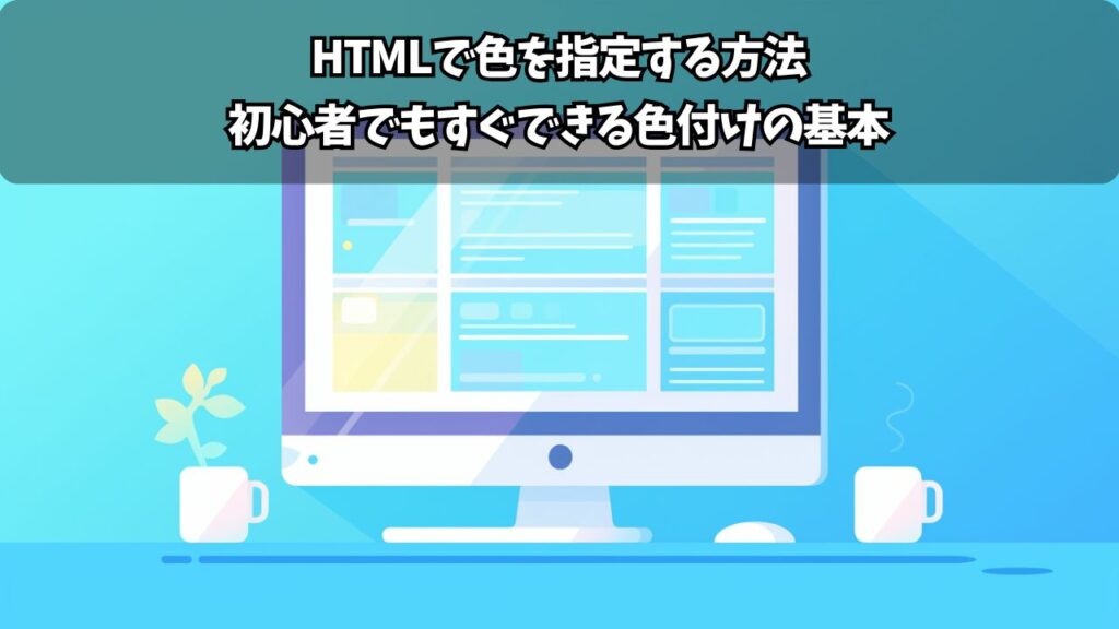 HTMLで色を指定する方法｜初心者でもすぐできる色付けの基本 | ちょげぶろぐ
