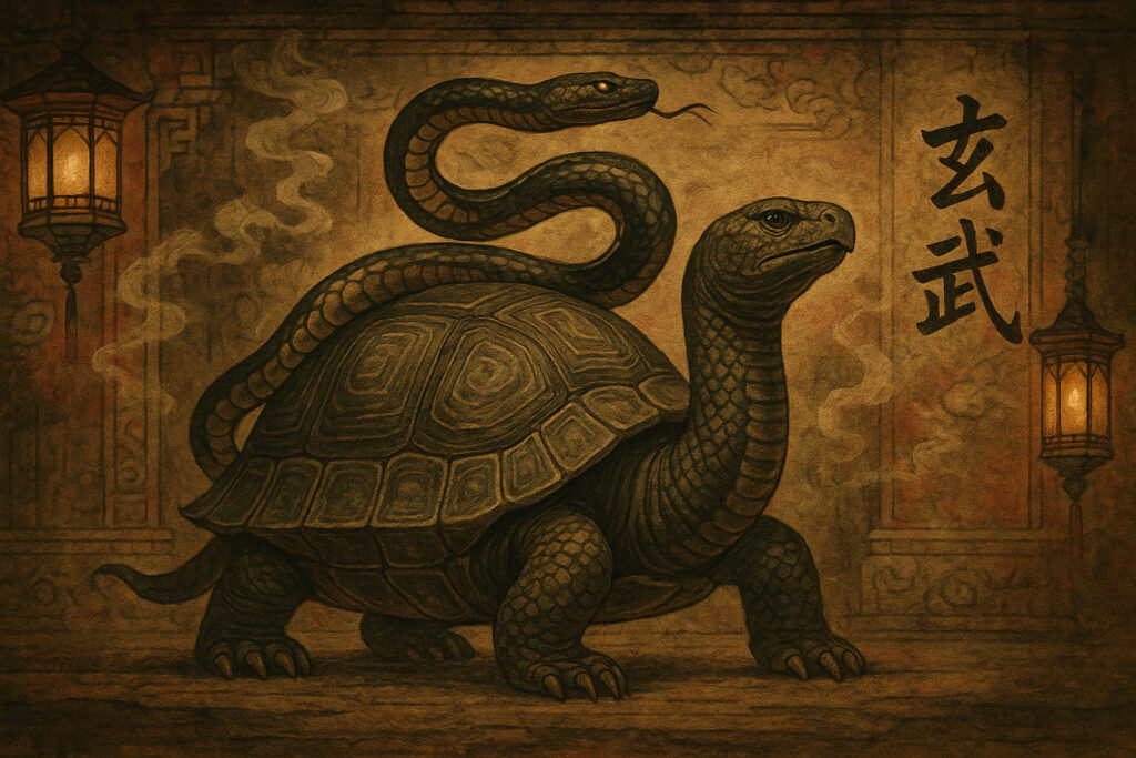 【北の守護神】玄武とは?亀と蛇が合体した神獣の姿・特徴・伝承をやさしく解説! | ちょげぶろぐ