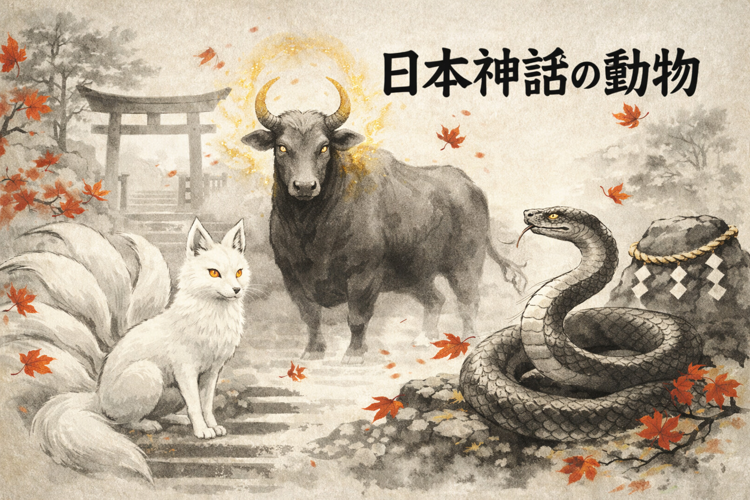 日本神話に登場する動物一覧|古事記・日本書紀の神獣から神の使いまで完全ガイド | ちょげぶろぐ